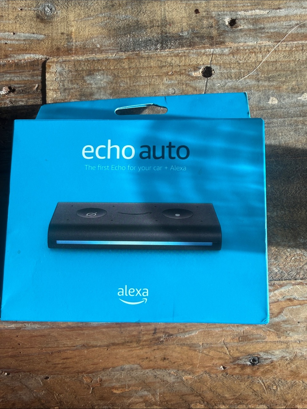 Amazon Echo Auto Packaging - Teal Accent